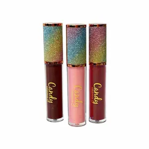 Glitter Lipgloss Kit - 3 Vibrant Shades for Matte and Glossy Lips - Perfect for Makeup and Cosmetic Use