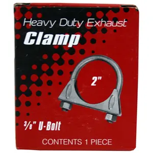 Warren NIC00024 2 in. Heavy Duty- Muffler Clamp