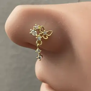 L Rod Nose Rings for Piercing, Surgical Steel  20 gauge Designs