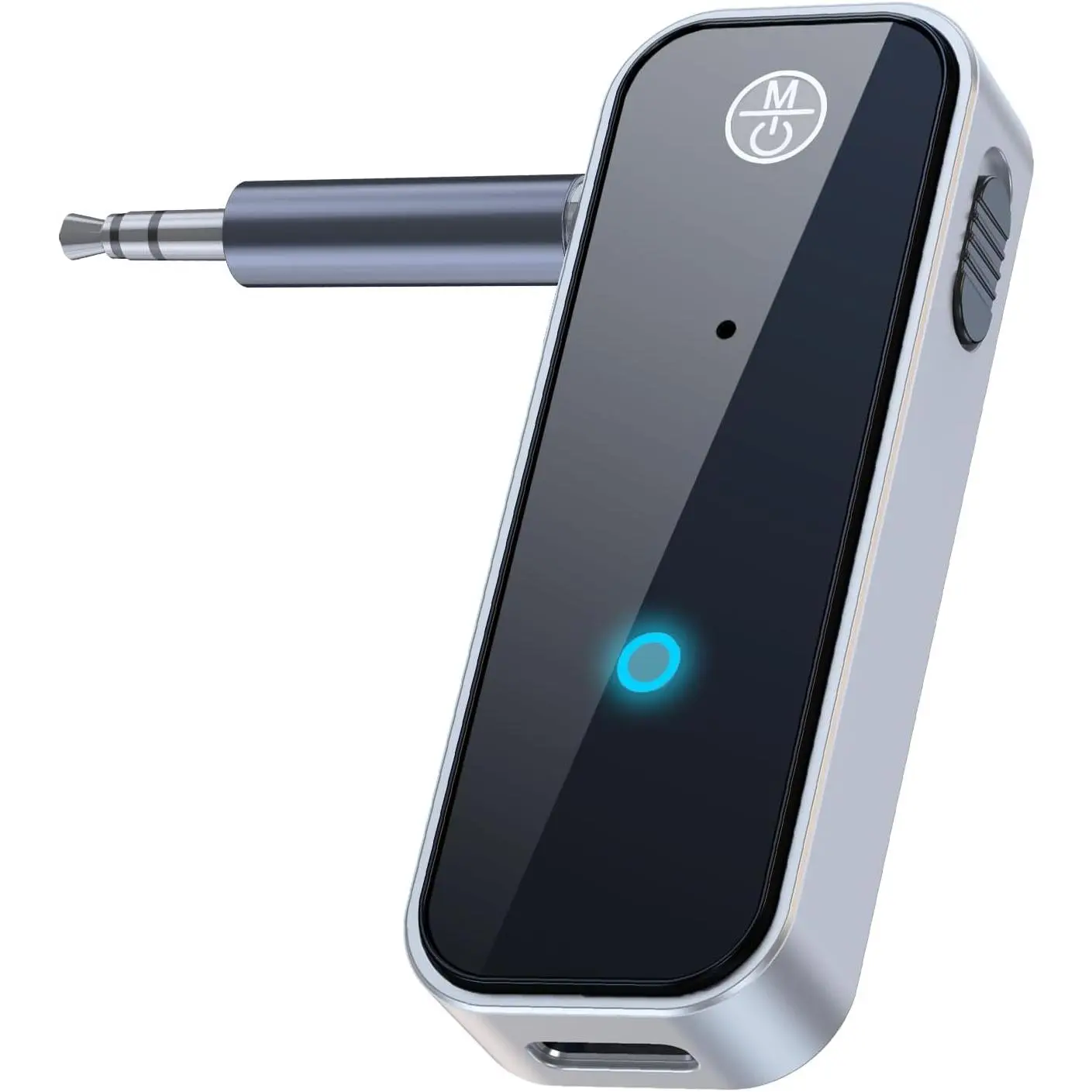 Bluetooth 5.3 Transmitter Receiver, Aux Bluetooth Adapter for Car, Bluetooth Transmitter for TV/AirPods/Headphone/Airplane, Bluetooth Receiver for Home Stereo/Car Stereo/Speakers