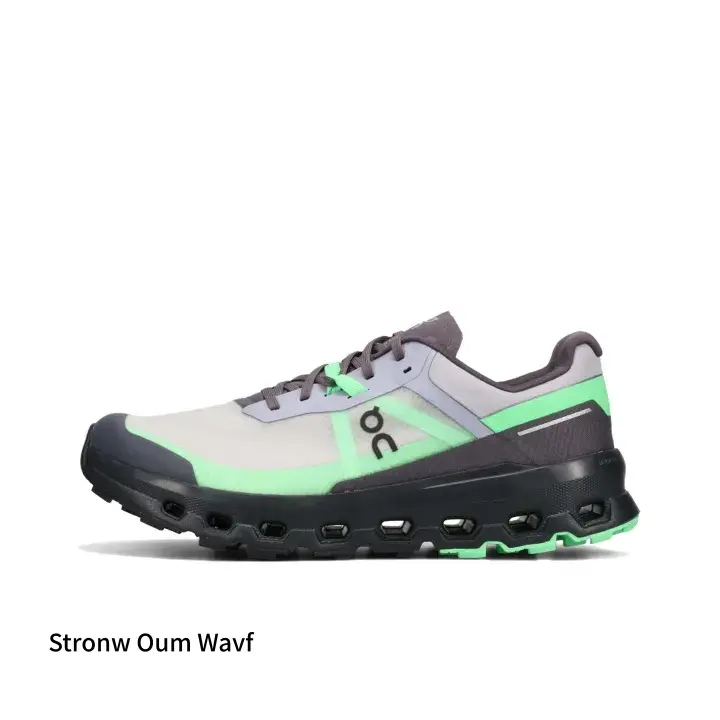 Off White Neon Green Waterproof Breathable Mesh Trail Running Shoes Unisex, Brand New Sealed with Original Shoe Box, Multi-Hollow Cushion Sole Anti Slip Outdoor Sneakers for Hiking Jogging Daily Walk