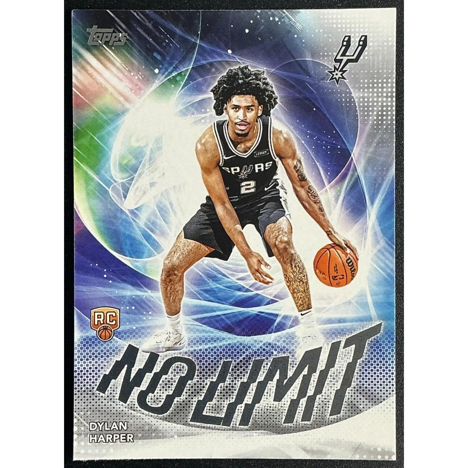 DYLAN HARPER 2025-26 TOPPS #NL-2 NO LIMIT RC SPURS