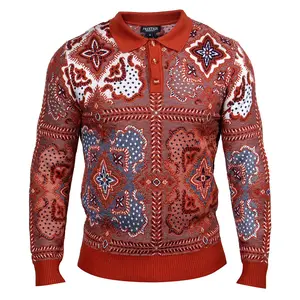 Prestige SW 212 Wool Blend Polo Sweater