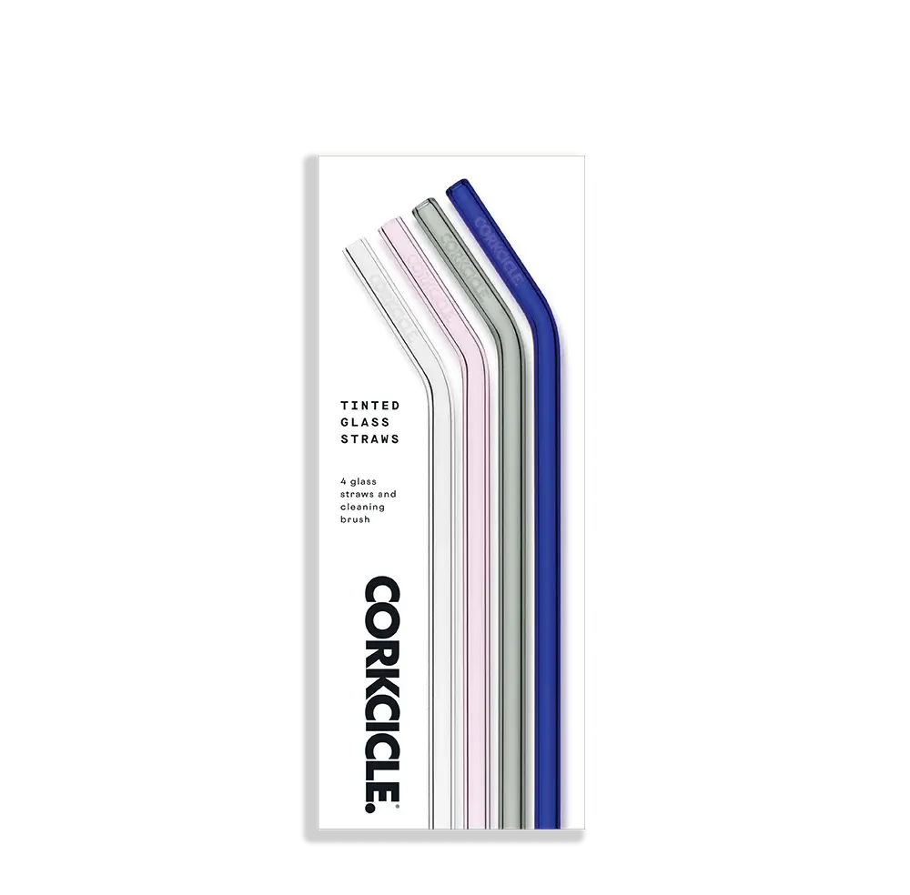 Corkcicle Straw Set - Glass - Multicolor