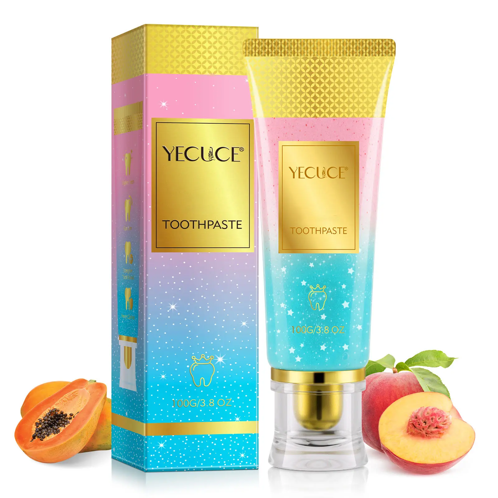 YECUCE Toothpaste, Appropriate for Sensitive Teeth -Suits Men & Women, Fresh Breath