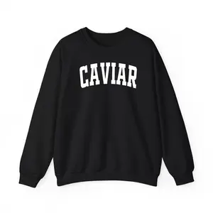 [Sale up to 30%] [Sale Up To 60%] - Caviar Sweatshirt, Luxury Food Aesthetic, Minimal Fancy Foodie Crewneck, Retro Gourmet Shirt, Classy Gift Idea