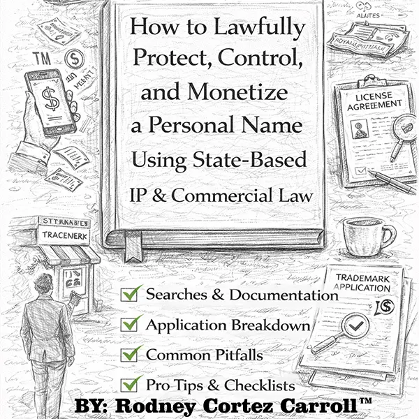 How to Lawfully Protect, Control & Monetize Your Personal Name Using State-Based IP & Commercial Law - Paperback Book