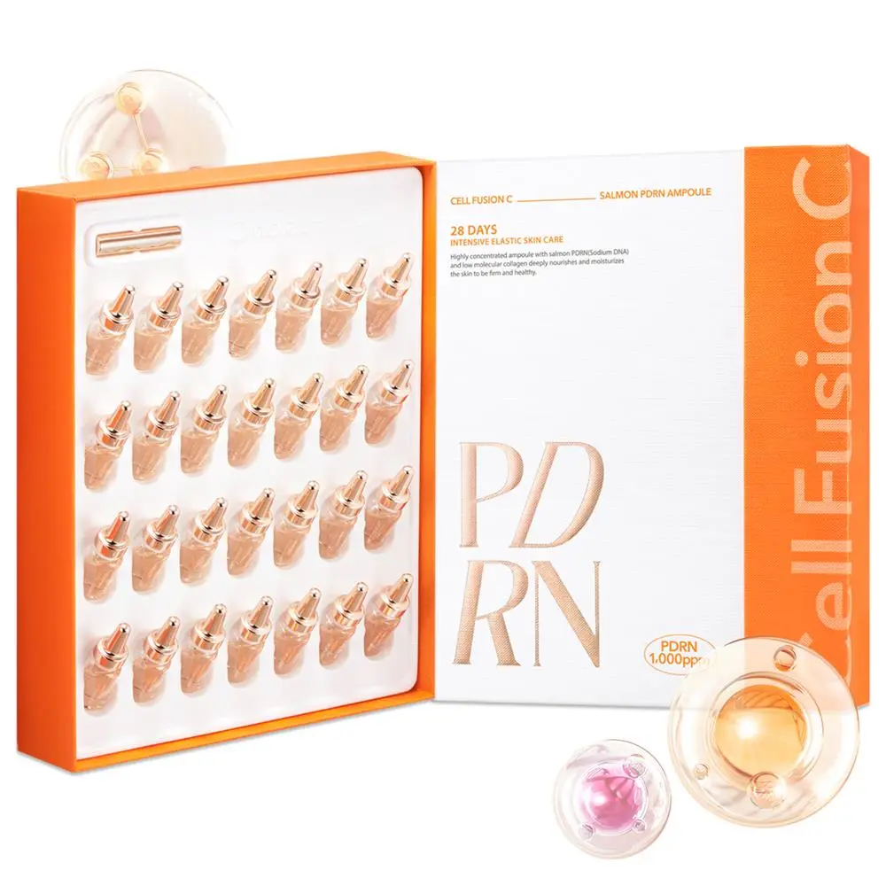 CELL FUSION C Salmon PDRN Ampoule 28 days - Moisture Skincare Gift Set - Korean Skincare Luxury Premium High-end Hydrating Anti Aging Serum [CELL FUSION C]