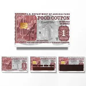 Food Coup Design Credit Card Skin Sticker, 4 Counts/set Ultra-thin Waterproof & Scratch Resistant Card Sticker, Personalized Bank Card Skin Protector