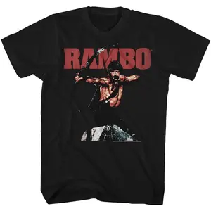 Rambo Rambow Movie Shirt T-Shirt Size S-6XL, All Colors, Gift for Women Men, Made In USA, US Size S-6XL, 100% cotton, Classic Fit, Unisex T-Shirt