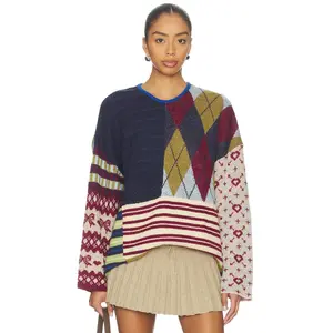 GUIZIO Zuri Sweater in Blue Multi