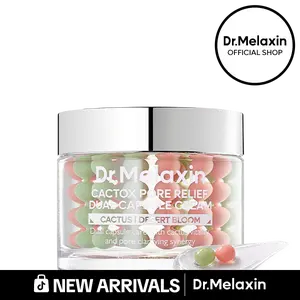 [Dr.Melaxin Official] CACTOX PORE DUAL CAPSULE CREAM with Cactus Cooling Reduce Puffiness & Pore Tightening for Visible Pore Care Skin Repair