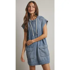 HOODIE MINI DRESS