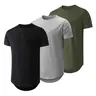 JMIERR Mens 3 Pack Cotton Hipster Hip Hop Longline Crewneck T-Shirt,Menswear Casual Tshirt Tops,TikTokShopfalldealsforyou