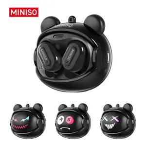 MINISO MS118 Wireless Bluetooth  Earbuds, stylish design, IPX5 waterproof, trendy accessory, travel essential, supports work, study, and music.