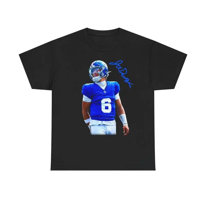 Jaxson Dart Signature Football Graphic Tee 100% Cotton Shirt Adult Sizing Size Fit S-5XL