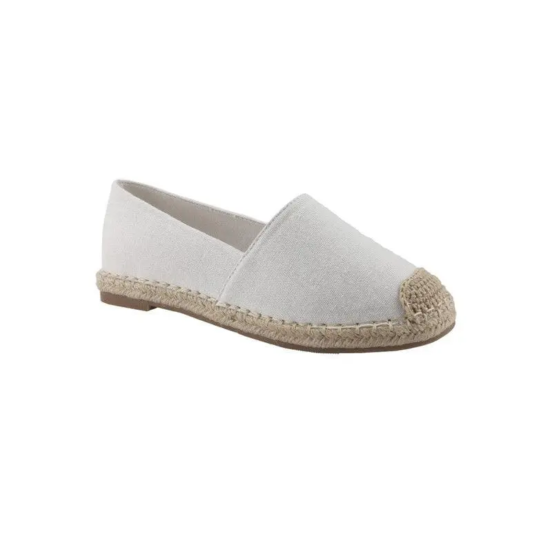 Fav Espadrille White Canvas