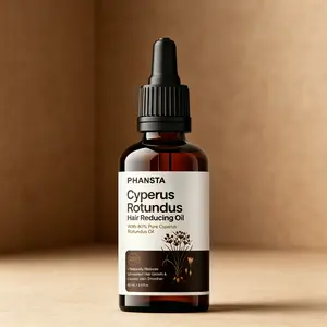 80% Cyperus Rotundus Oil 60ml – Naturally Slows Unwanted Hair Growth – Smooths & Softens Skin | PHANSTA