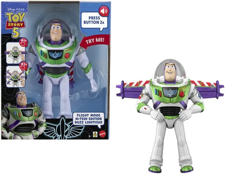 Pixar Toy Story 5: 12” Flight Mode Hi-Tech Edition Buzz Lightyear  [COLLECTIBLES] figurine/statue