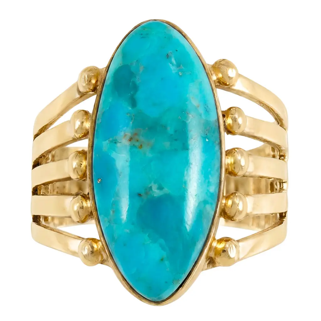 Turquoise Ring GoldCopper™ R2609-GB-C75