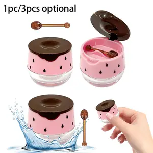 Empty Lip Mask Jar, Reusable Cosmetic Sample Container for Lip Mask, Lip Balm Jar, Cosmetic Sample Container, Portable Lip Balm Bottle Dispenser, Skincare