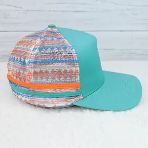 Aztec Patterned Trucker Style Hat