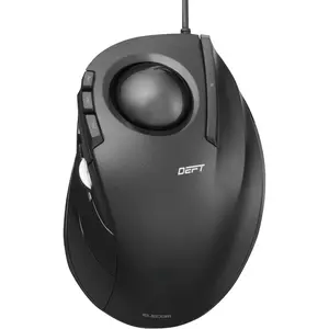 Trackball Mouse, Wired, Finger Control, 8-Button Function, Smooth Tracking, Ergonomic Design, For Windows11 and macOS