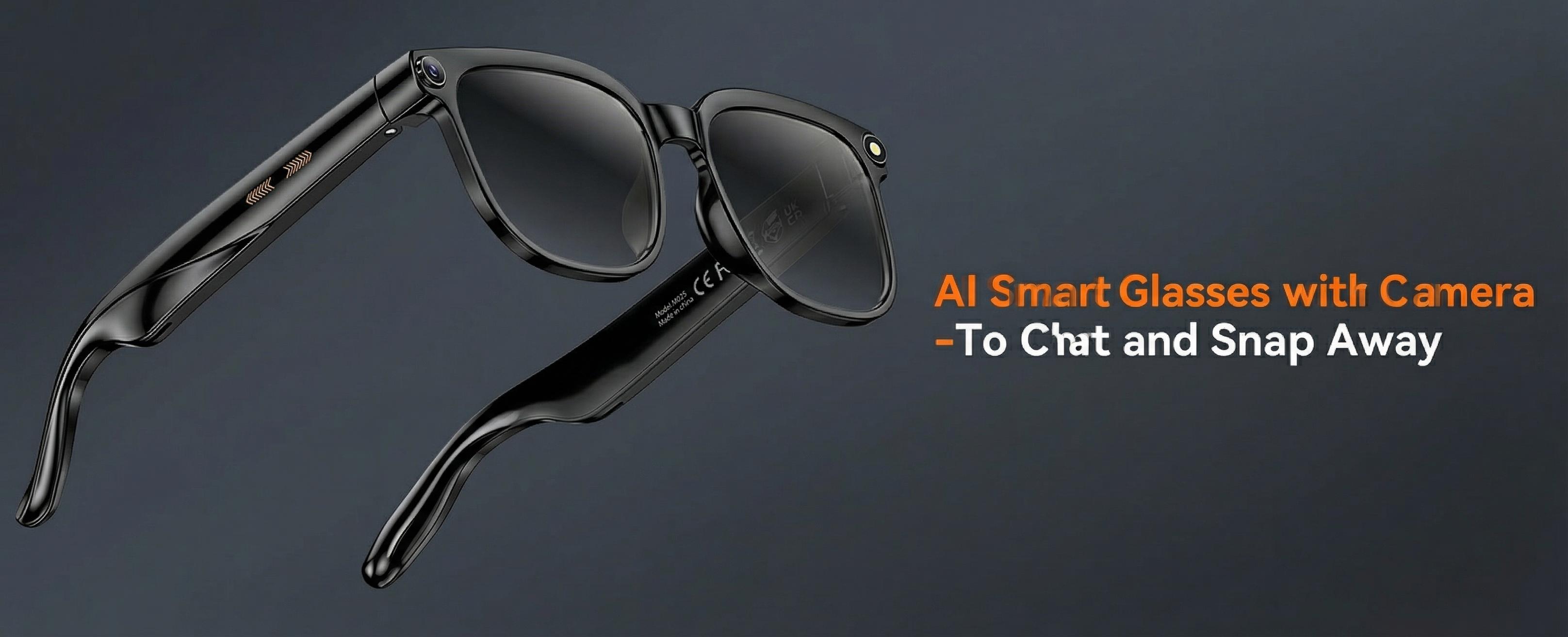 Smart Sports Glasses - First-Person 4K Camera & AI Translator for Outdoor Adventures | Photochromic, Bluetooth, Hands-Free Video