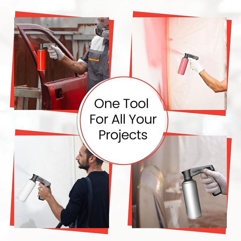 Spray Can Trigger Handle with Full Hand Grip, Convert Spray Cans to Paint Sprayer, Reusable Automotive Body Repair Paint Sprayer-YY Spray Can Trigger Handle with Full Hand Grip, Convert Spray Cans to Paint Sprayer, Reusable Automotive Body Repair Paint Sprayer-YY