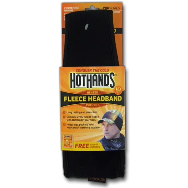 Grabber Incorporated HBANDBLK HotHands Heated Headband - Black