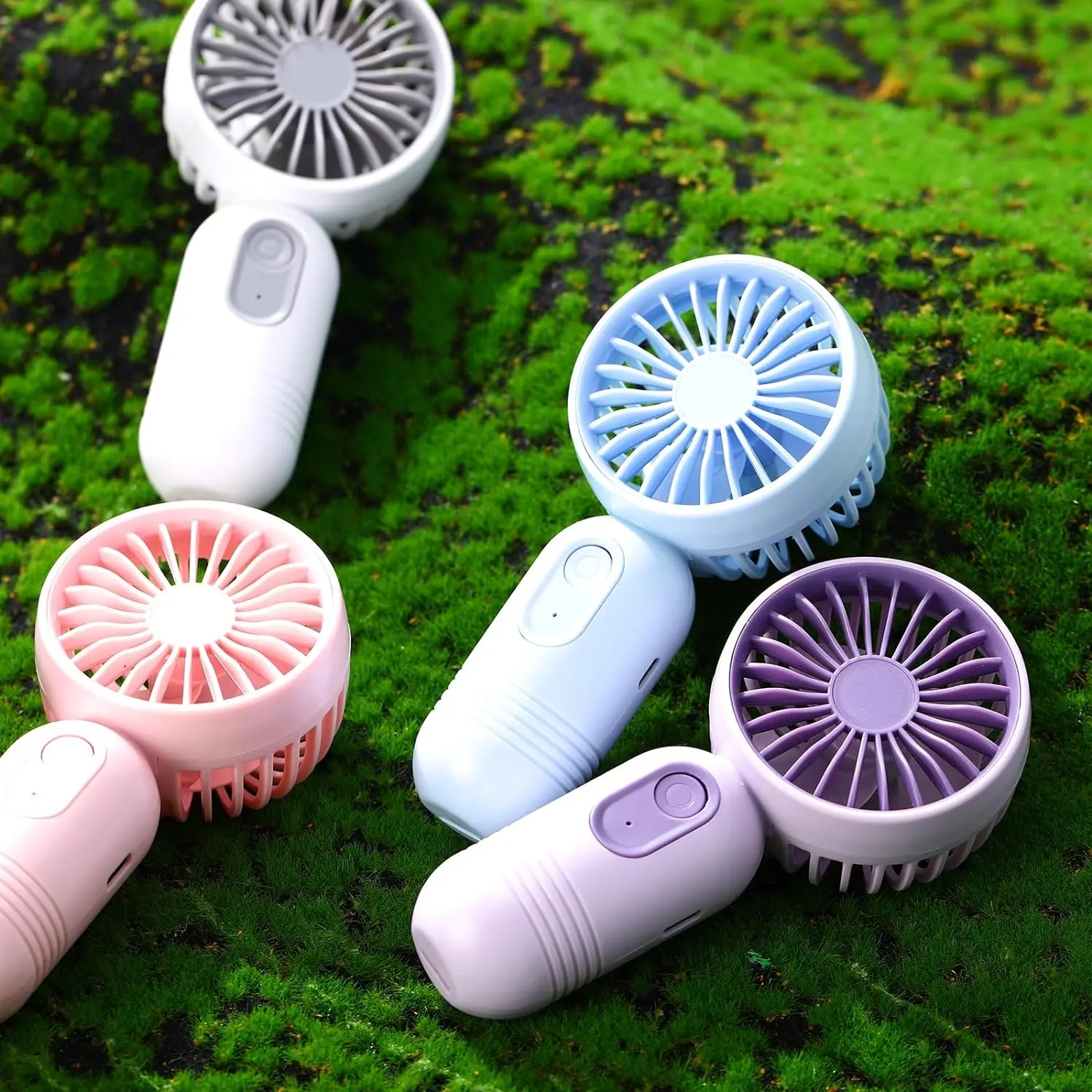 New Portable Handheld Turbine Cooling Fan,USBRechargeable Personal Fan with 3 Speed ModesMini Electric Fan for Outdoor Travel Camping,Handheld Turbo Fan Cooling Fan, MultifunctionalFan, Air Fan, Pocket Fan, Student Carry Fan, High Speed Fan