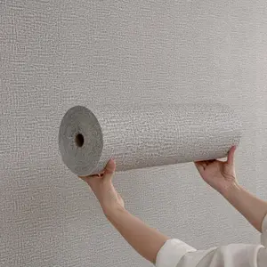 1 Roll Textured Self-Adhesive Thermal & Sound Insulation Decorative Wallpaper - Peel & Stick Heat Resistant Panels, Easy to Install & Replace, Random Match Design for Home