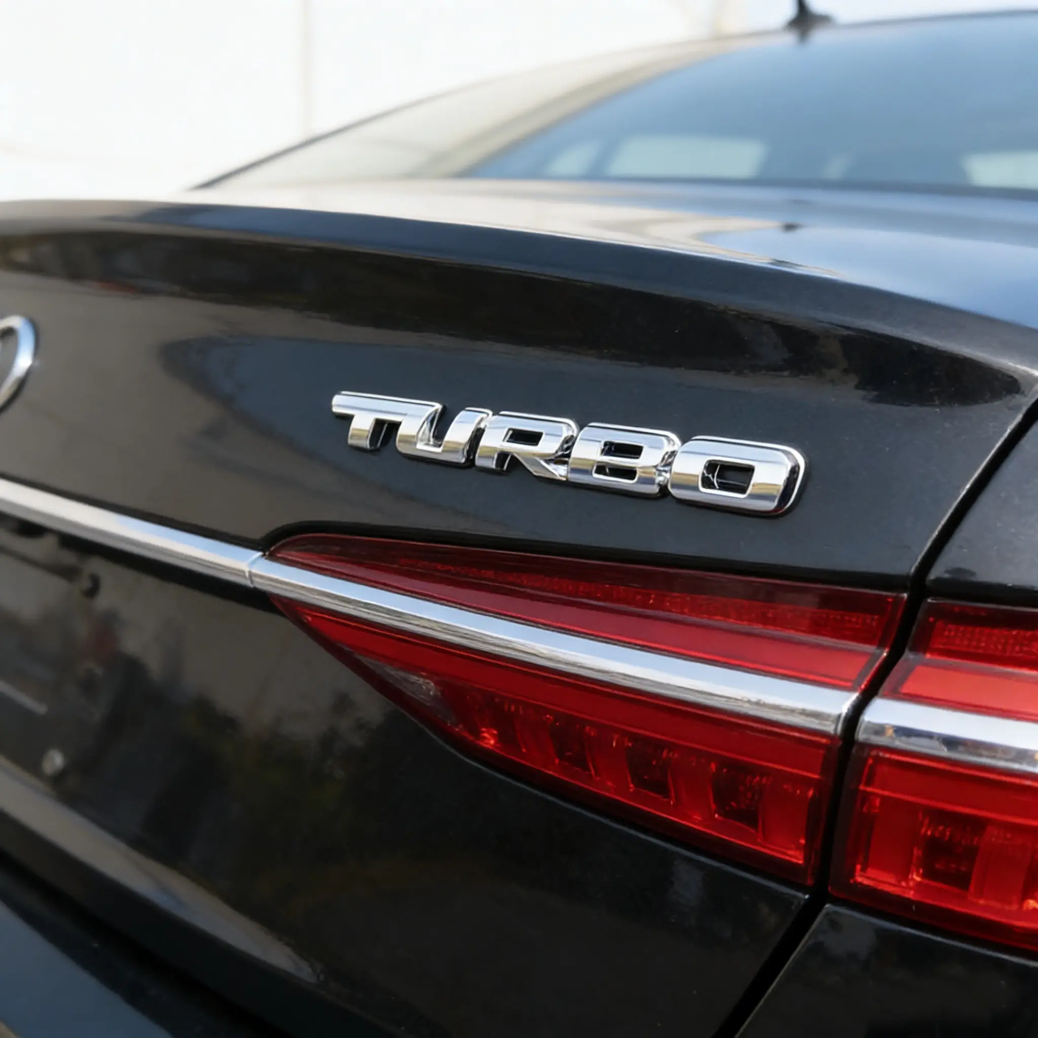 Customizable Turbo Car Sticker, 3D Metal Body Decal, Turbine Boost Auto Side Emblem, Tail Badge Modification Sticker
