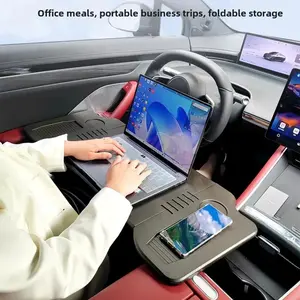 Foldable Car Table, Multipurpose Car Tray, Portable Car Table Top for Enhanced Convenience & Organization, Car Storage Organizer, Car Interior Accessories