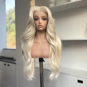 [Cool 613] Beginher Hair 30 inches Super Soft-Futura 180% Density Loose Body Wave Free Part 13x6  Frontal HD Lace Synthetic Wear Go Frontal Wig Natural Black Color