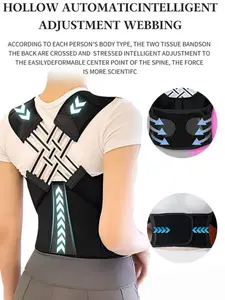 1 Count Posture Corrector Back Brace Shoulder Straightener with Adjustable Waist and Back for Men and Women Anti Hunch Waist Girdle, Back Brace For Lumbar Support And Upright Waist Cincher,Breathable Belts, Breathable Waistband, Adjustable Waist Wrap