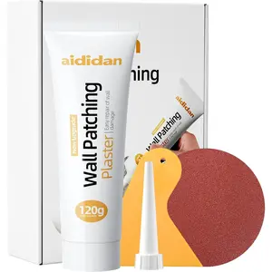 Drywall Repair Kit Hole Repair Patch, Quick Fix Wall Mending Agent for Home Wall, White Repair Putty for Plaster Dent & Wood Scratch Repair