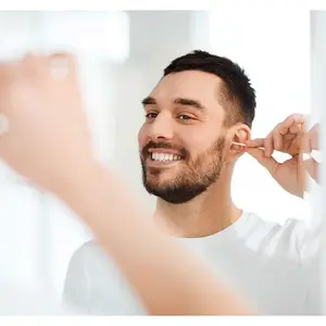 Moist Ear Swabs, Cleans Ears Gently & Safely - 100 Pack