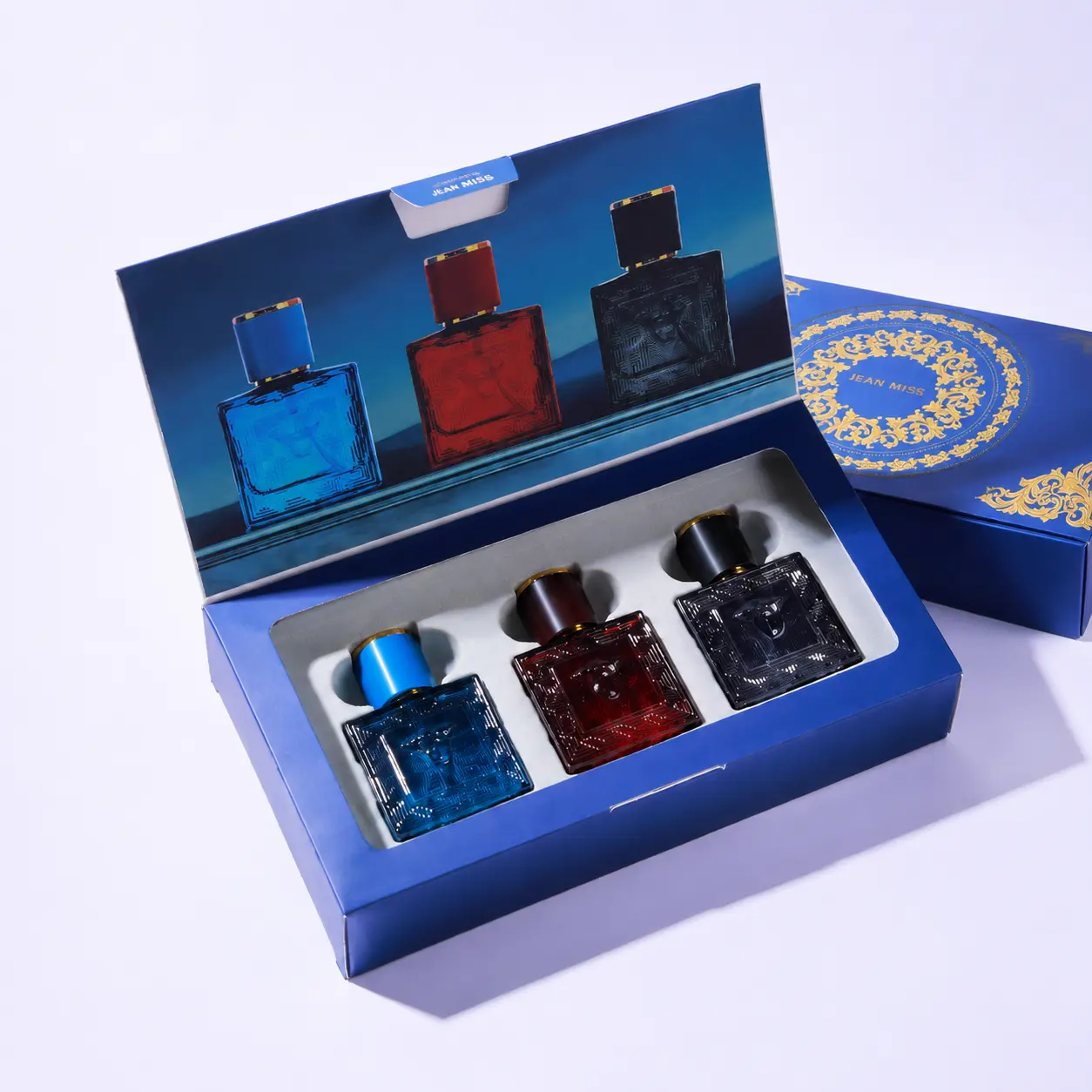 Eros Men's 3-Piece Perfume Gift Set, 30ml Natural Spray EDT, Luxury Long Lasting Cologne with Different Flavors, Fresh Fougere, Spicy Woody Vanilla, Floral Citrus, Amber Scents, Arabian Fragrance, Ideal Daily Wear Gift for Boyfriend, Date Night Use