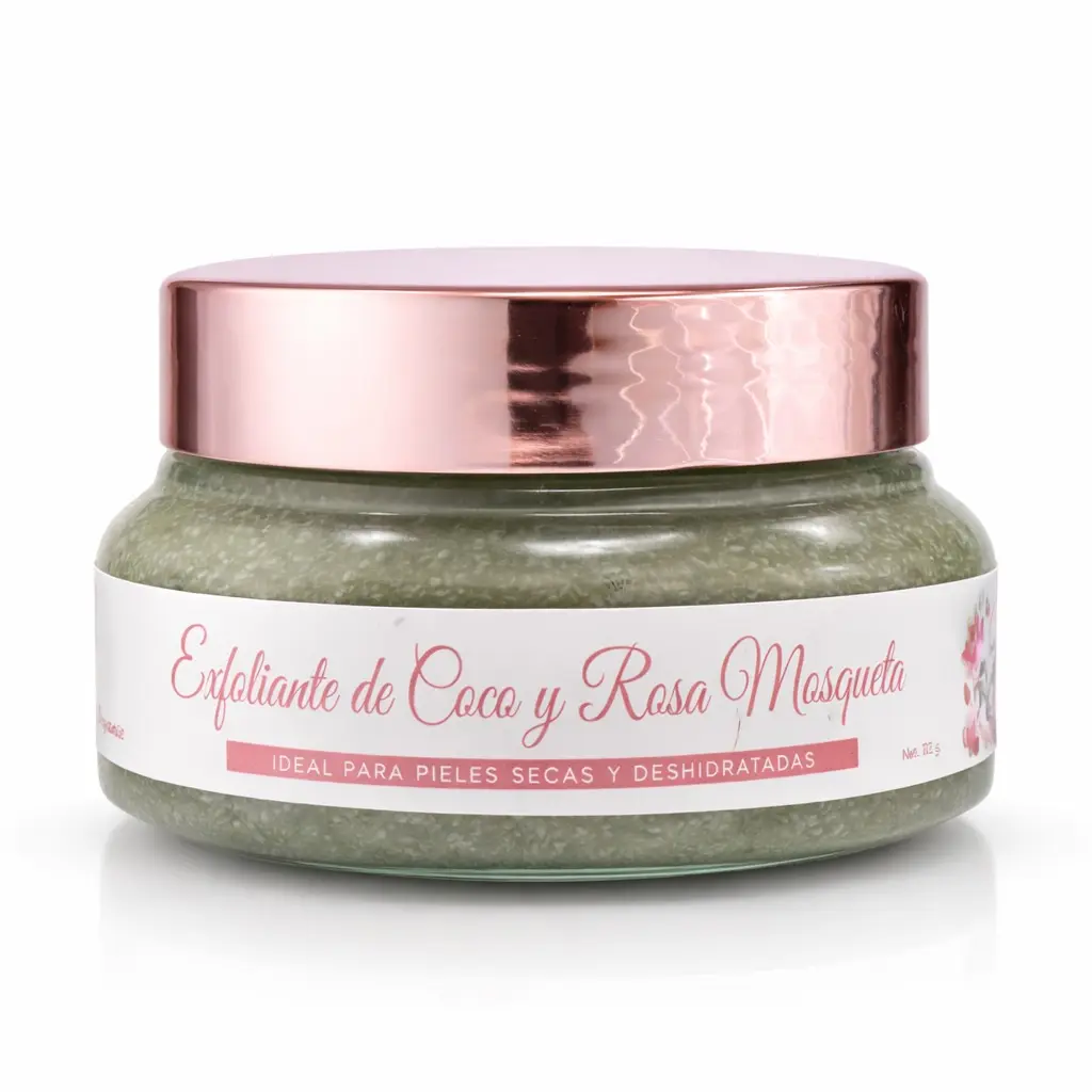 Vital Organic Exfoliant de Coco y Rosa Mosqueta for Dry & Dehydrated Skin 80g