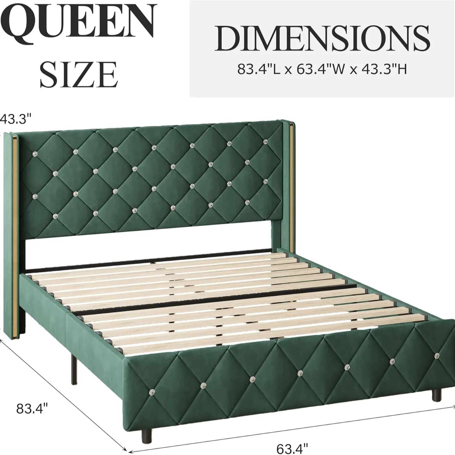 Queen Size Green