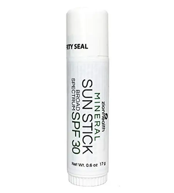 Mineral Sunstick SPF 30 Zion Health 0.6 oz Stick