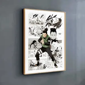 Anime Poster Shikamaru Poster Manga Panel Style Wall Art Print Home Decor Gift For Fans Essential Posters (No Frame)