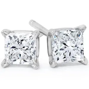 1.00CT Princess Cut Diamonds 14K (I2-I3)