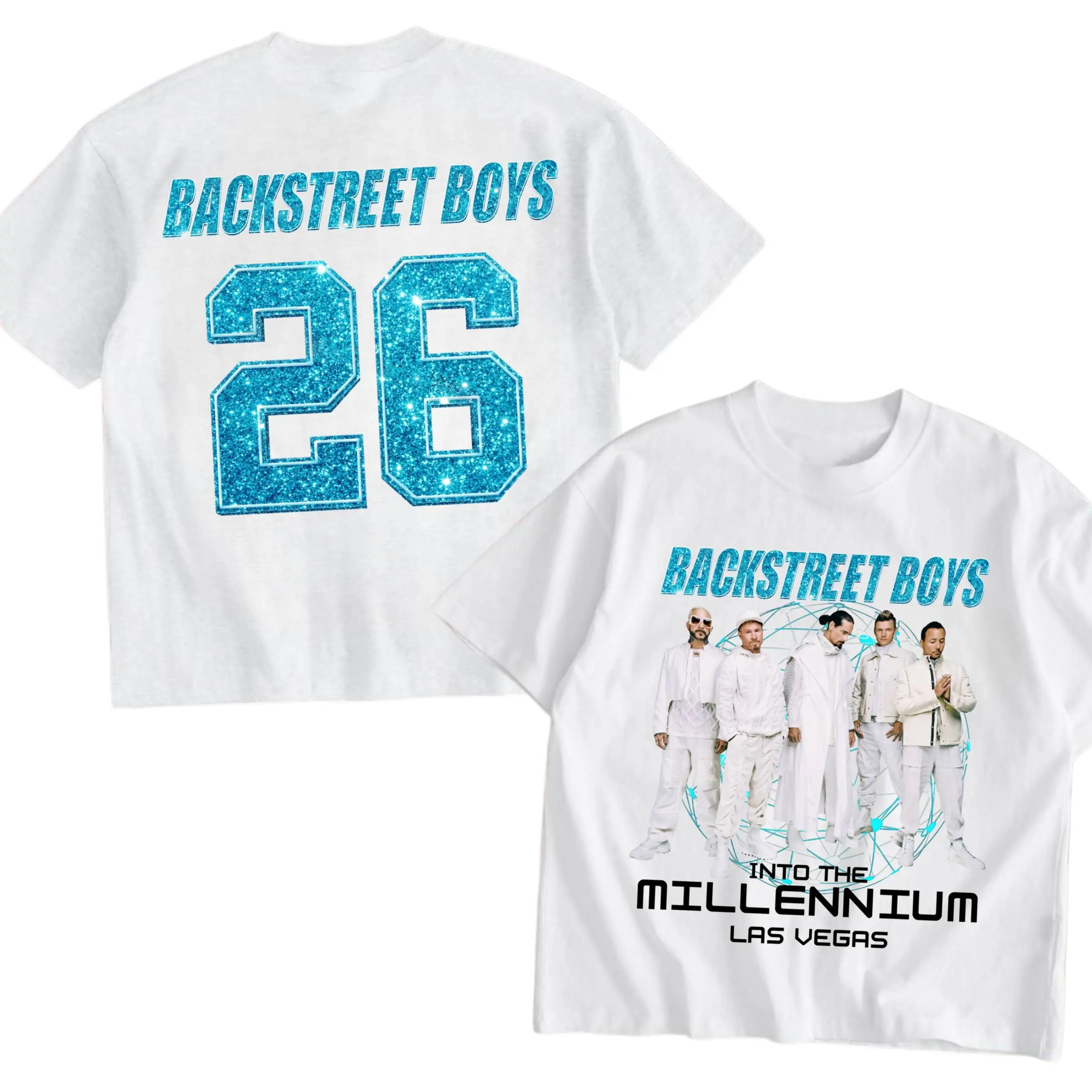 Backstreet Boys Into The Millennium Las Vegas Shirt, Backstreet Boys 26 Tour Merch, Vintage 90s Boy Band Graphic Tee, Millennium Tour Shirt, Boy Band Fan Gift