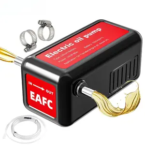 12V Portable Oil Pump Rechargeable Electric Oil Transfer Extractor High Power Fuel Suction Pump for Car Motorbike Ship