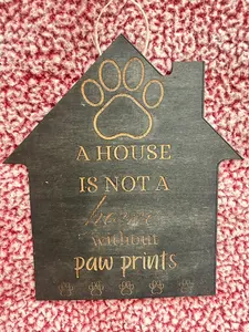 Decorative Sign for Dog Lovers - Perfect for Home Decor