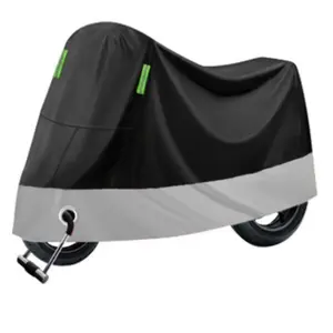 Motorcycle cover waterproof, sun-proof, dust-proof, thickened electric vehicle cover, electric scooter full vehicle rain cover