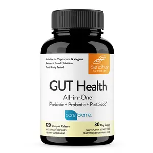 【Sandhus】GUT Support Gluten Free GMO Free 120 capsule- 30 Days Supply