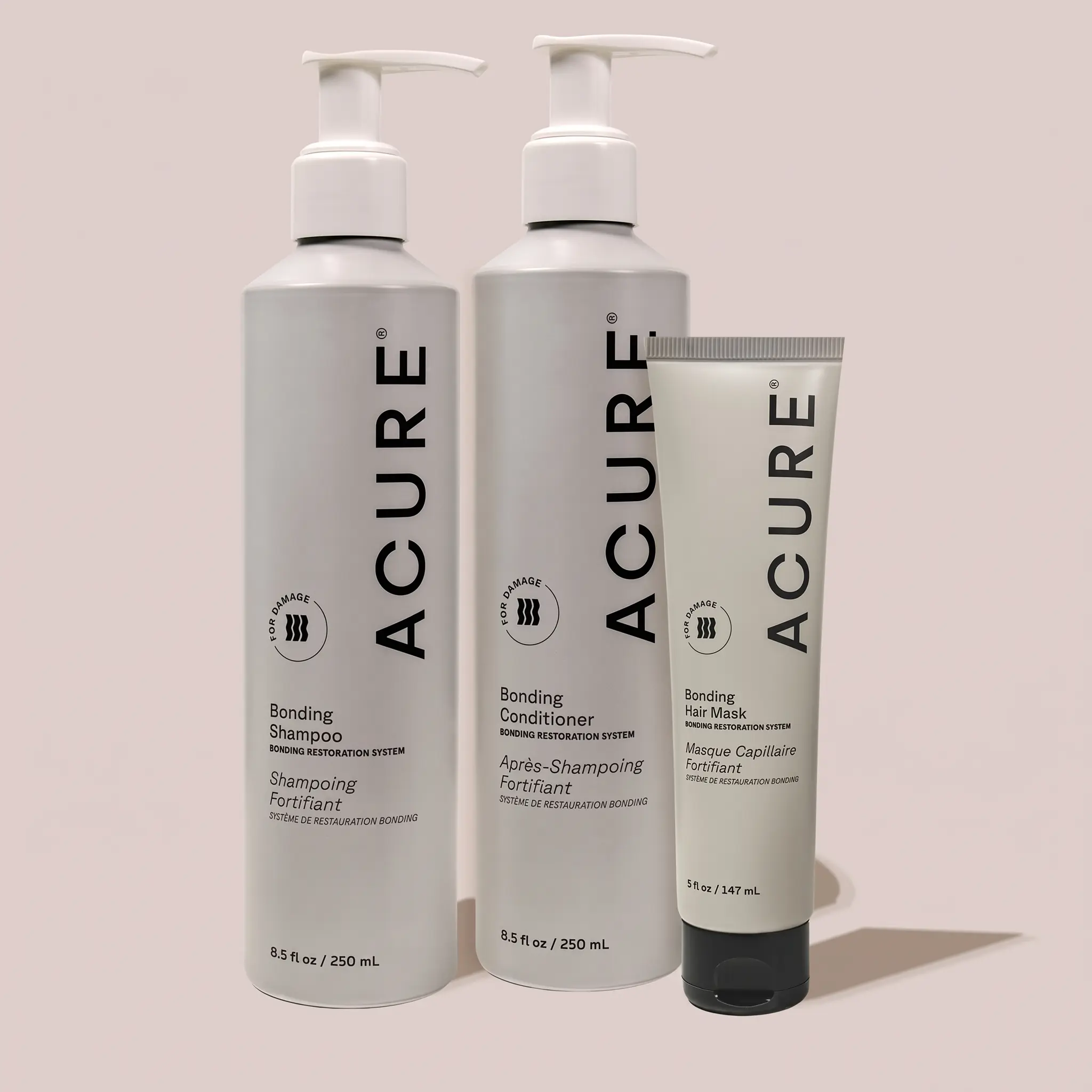ACURE Bonding Hair Care Set – Bonding Shampoo, Conditioner & Hair Mask ACURE Bonding Hair Care Set – Bonding Shampoo, Conditioner & Hair Mask